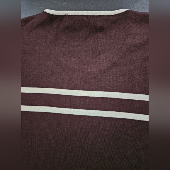 NWT - Silk Blend Stretch Chocolate Austin Reed Jersey - Size XL - Picture 8 of 8